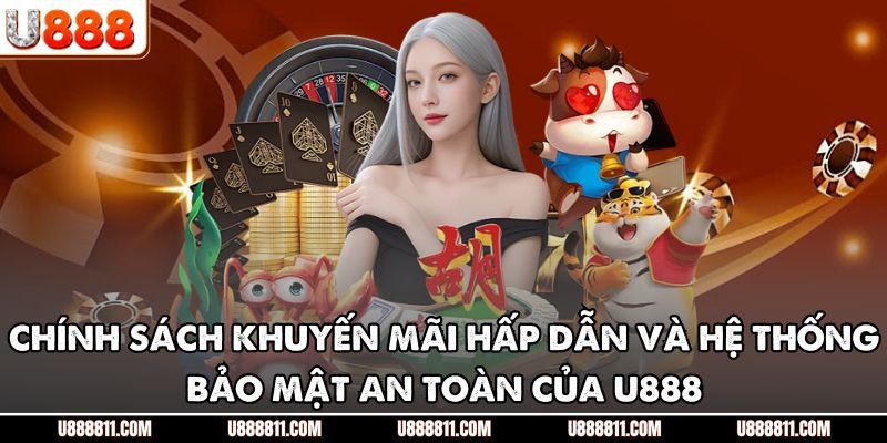 Chính sách khuyến mãi hấp dẫn và hệ thống bảo mật an toàn của U888